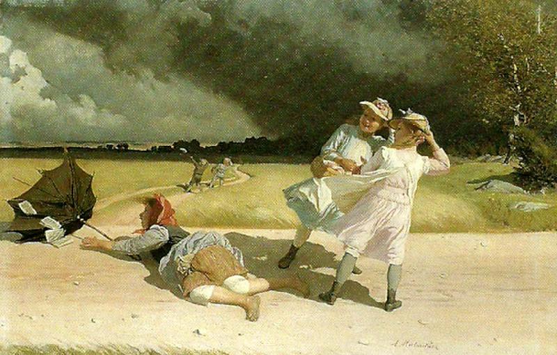 august malmstrom ett fortroende oil painting image